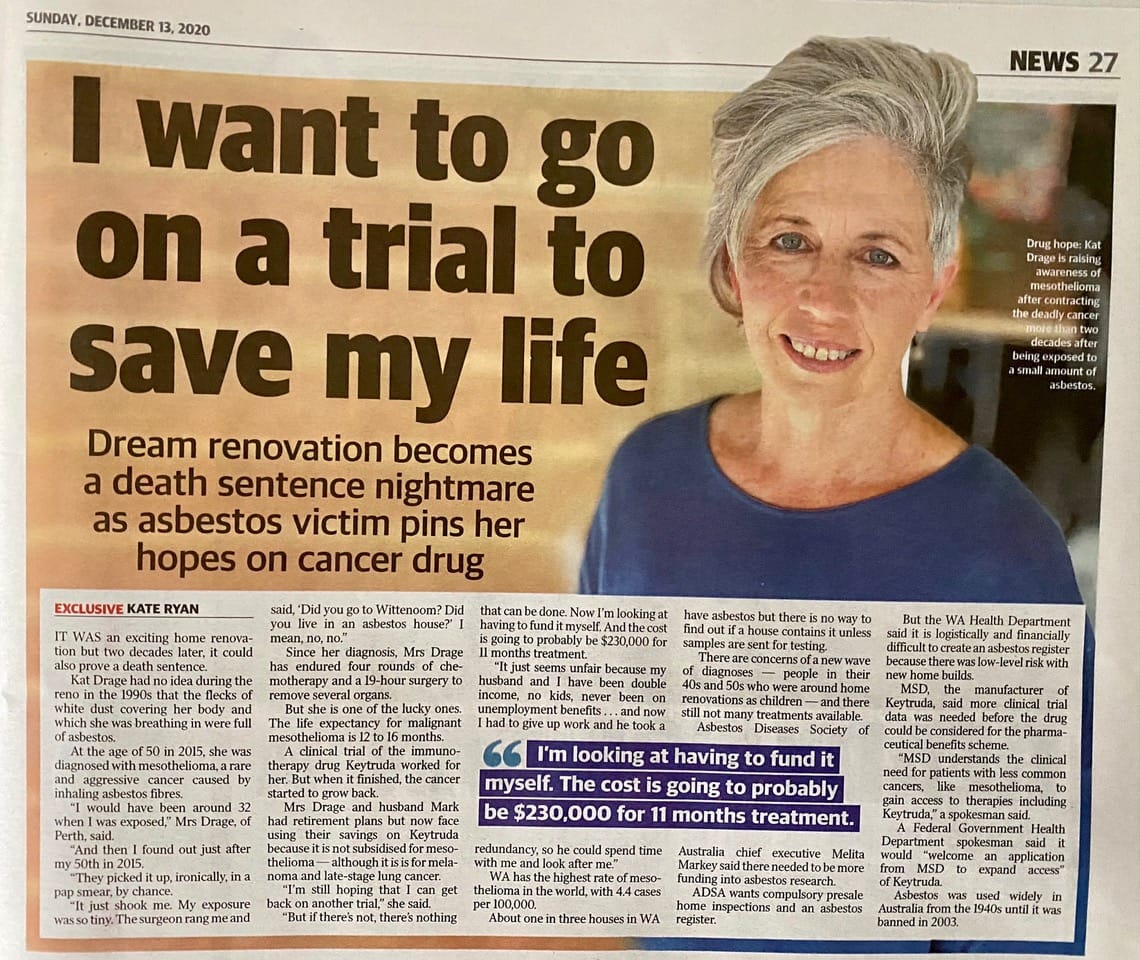 NEWS: LIFESAVING TRIAL – Sunday Times